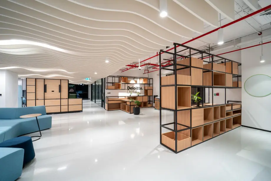 Baffle Ceiling Wave Morph Bespoke
